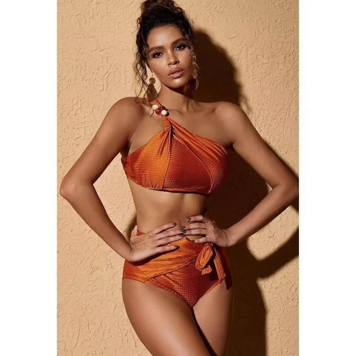 Women's bikini set with decorative wrap skirt Mune Fashion