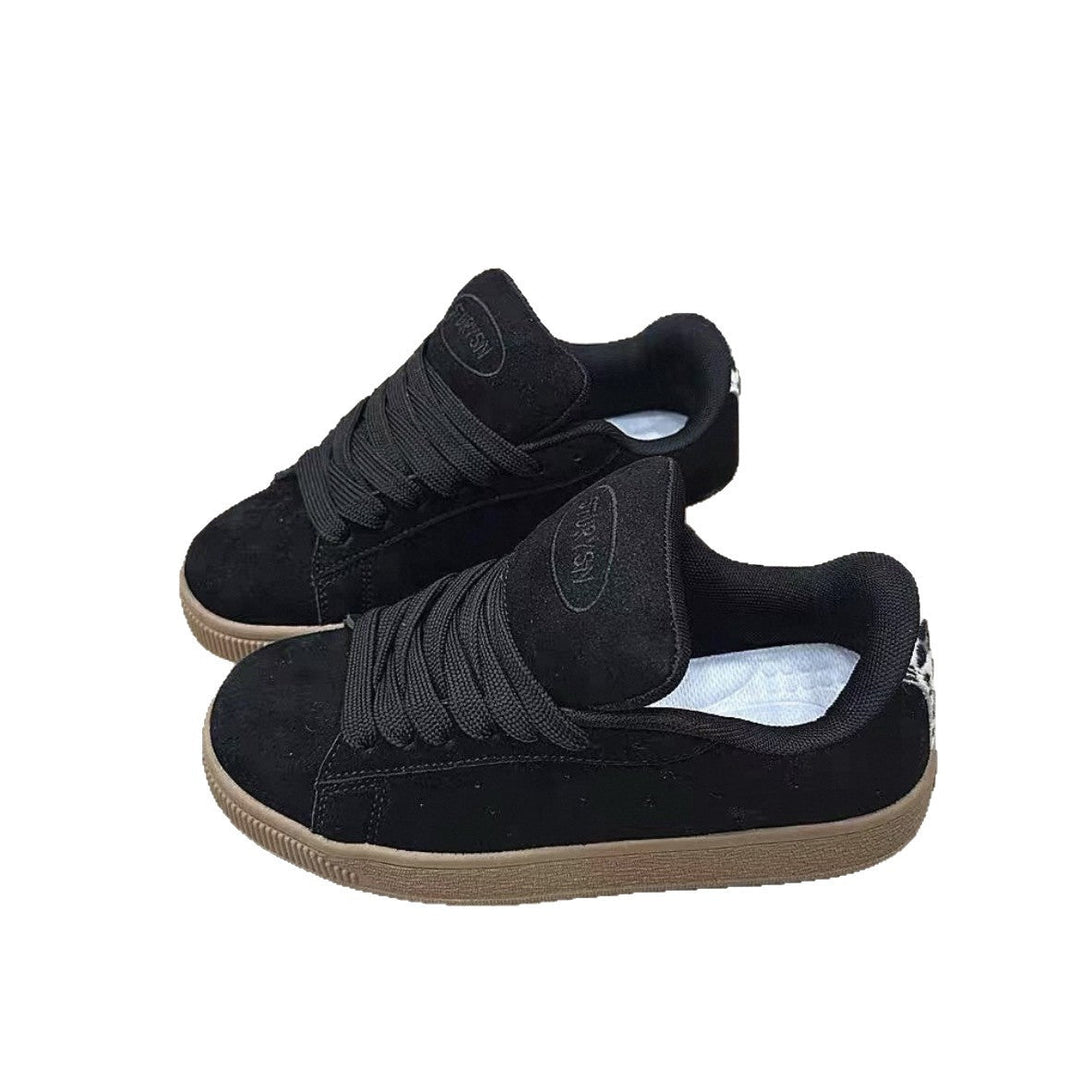 Women's sporty sneakers made of high-quality suede with non-slip sole Mune Fashion