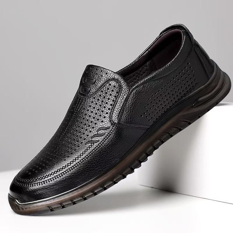 Men's Comfortable Leather Sneakers Mune Fashion