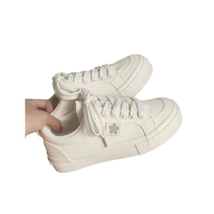 Women’s Fashion Sneakers made of high-quality canvas with elegant platform sole Mune Fashion
