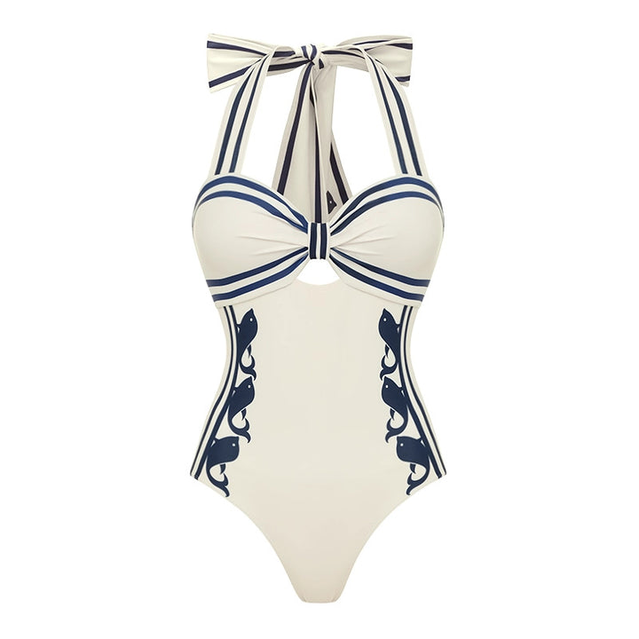 Women’s One-Piece Swimsuit with Playful Bow Design Mune Fashion