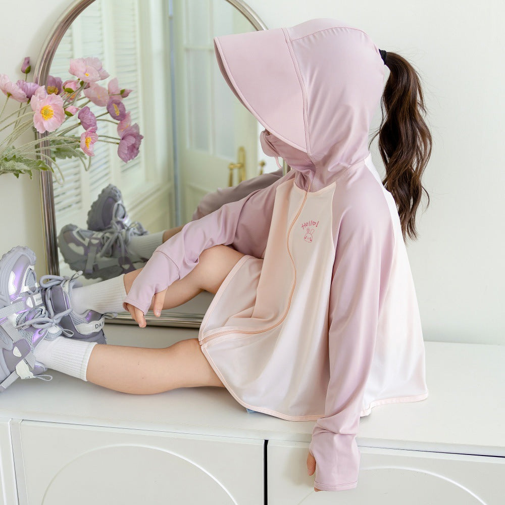 Women's Sports Jacket with Hood and Animal Motif Mune Fashion