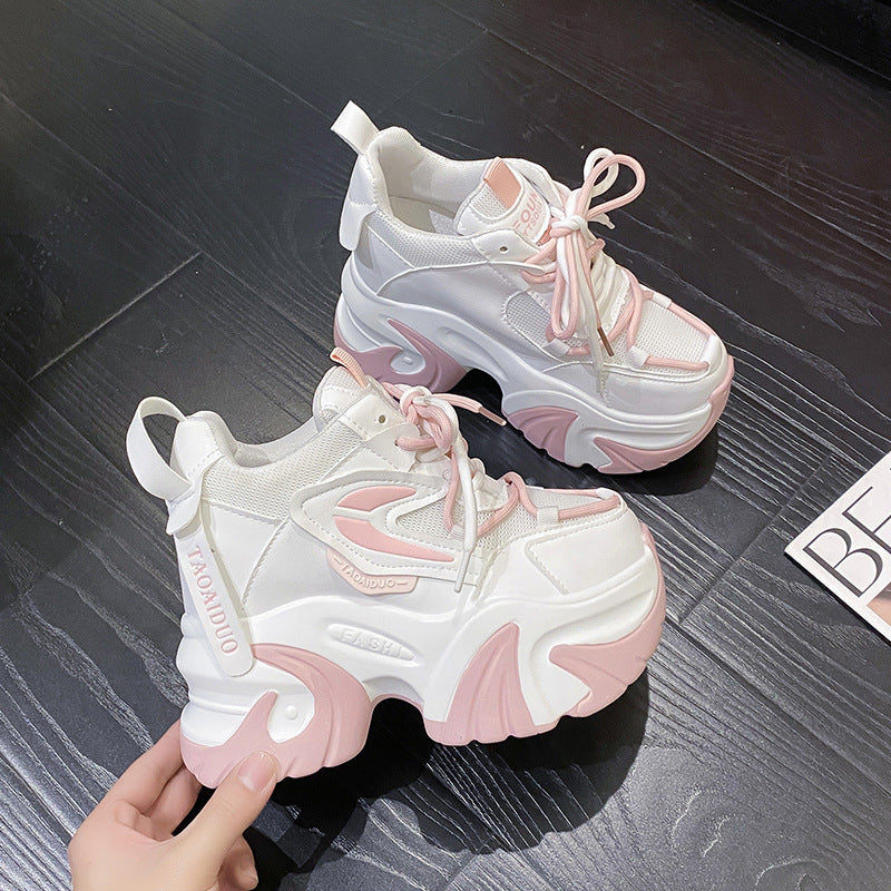 Women's chunky platform sneaker with sculptural profile sole Mune Fashion