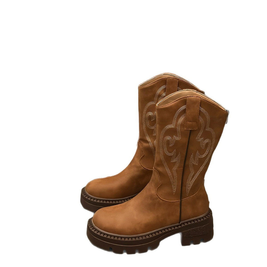Women's Western Style Boots Mune Fashion