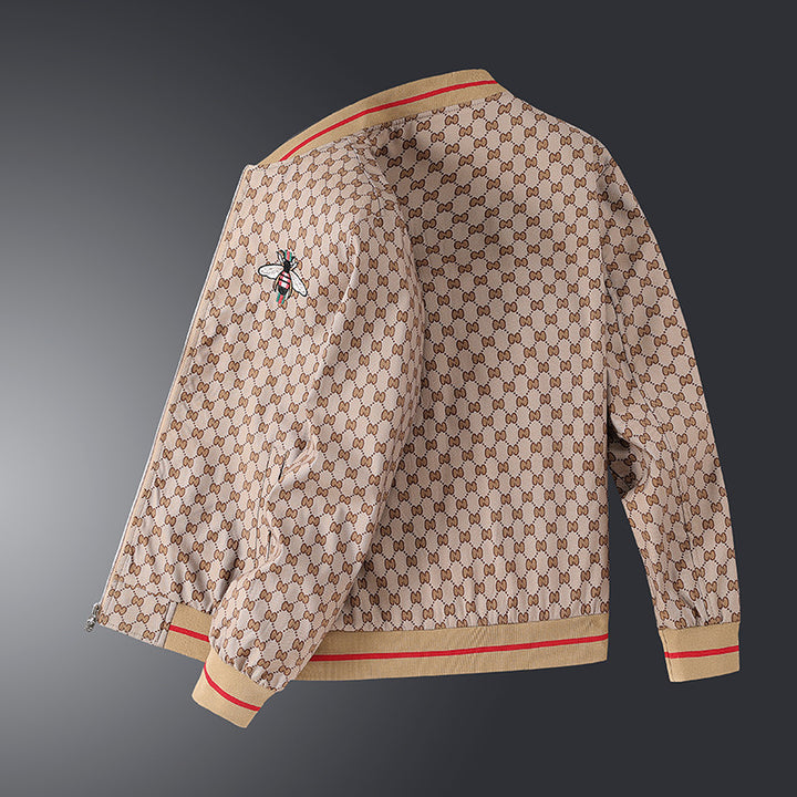 Men's Stylish Transitional Jacket with Graphic Pattern Mune Fashion