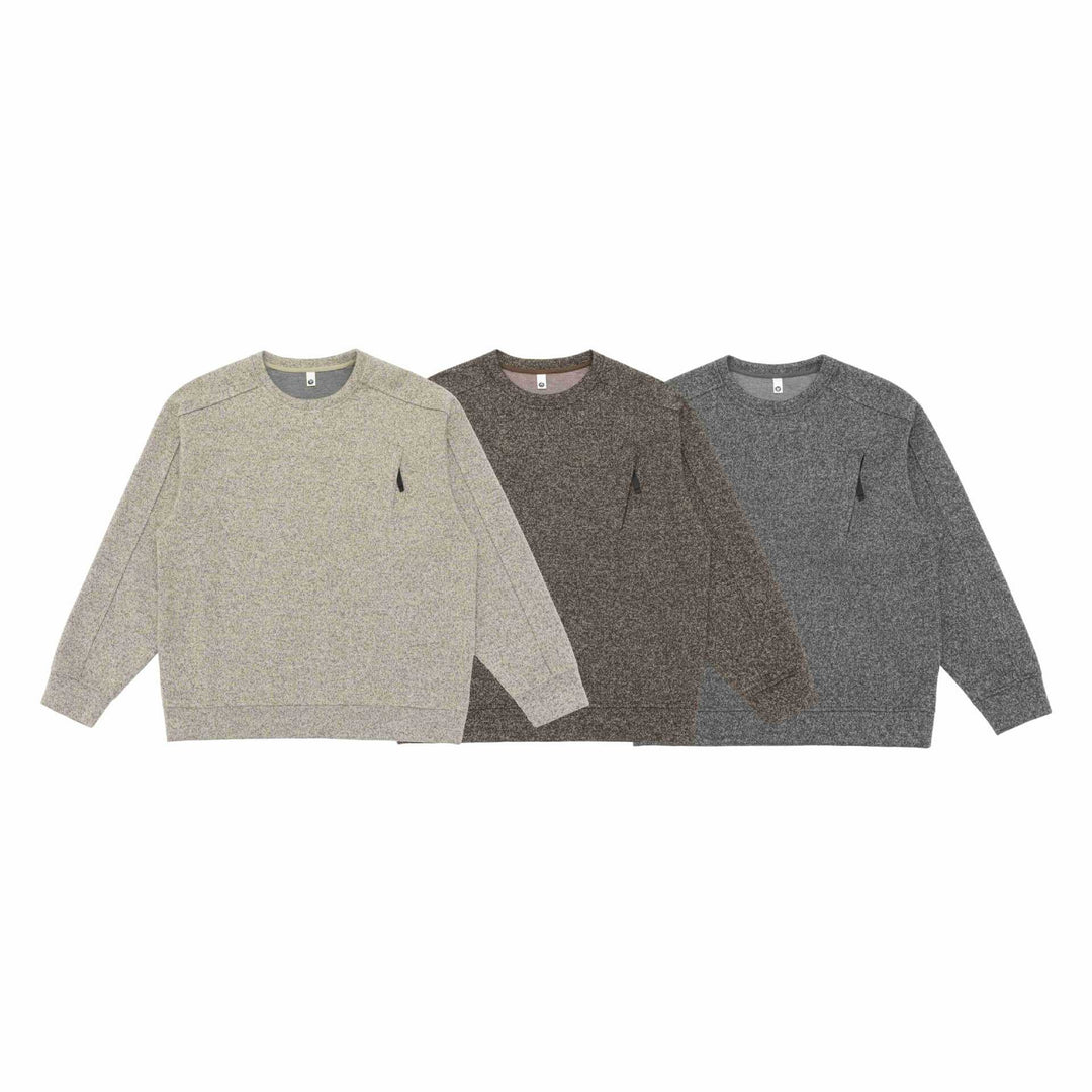Unisex Structured Round Neck Sweatshirt with Raglan Sleeves and Ribbed Hem Mune Fashion