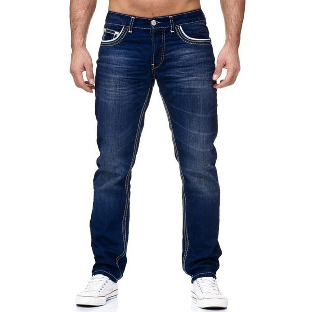 Men's Used-Style Jeans Mune Fashion