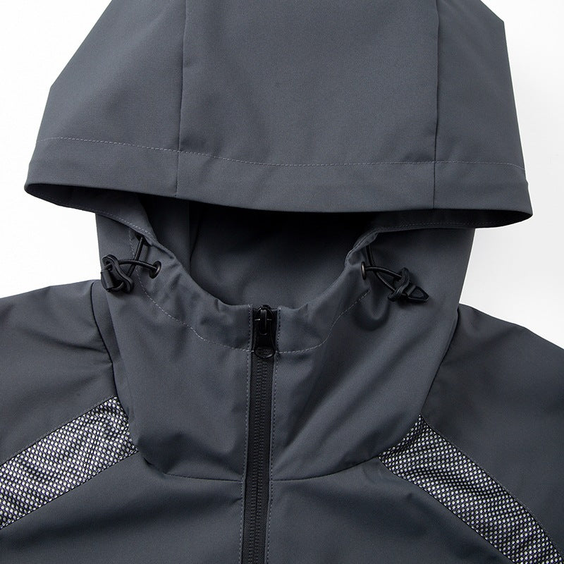 Men's Breathable Sports Jacket with Hood Mune Fashion