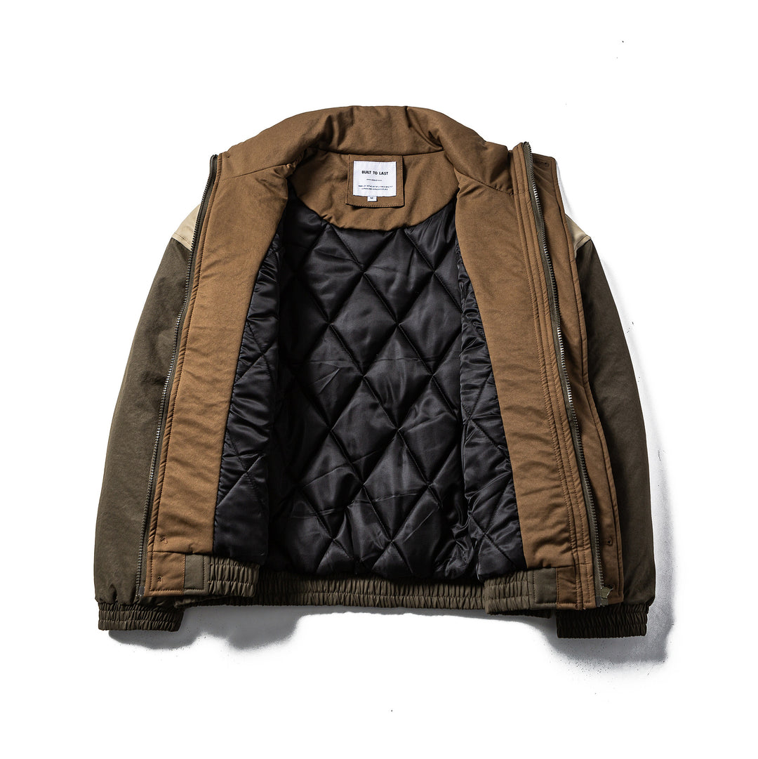 Men's short-cut utility field jacket with high standing collar and large flap pockets Mune Fashion