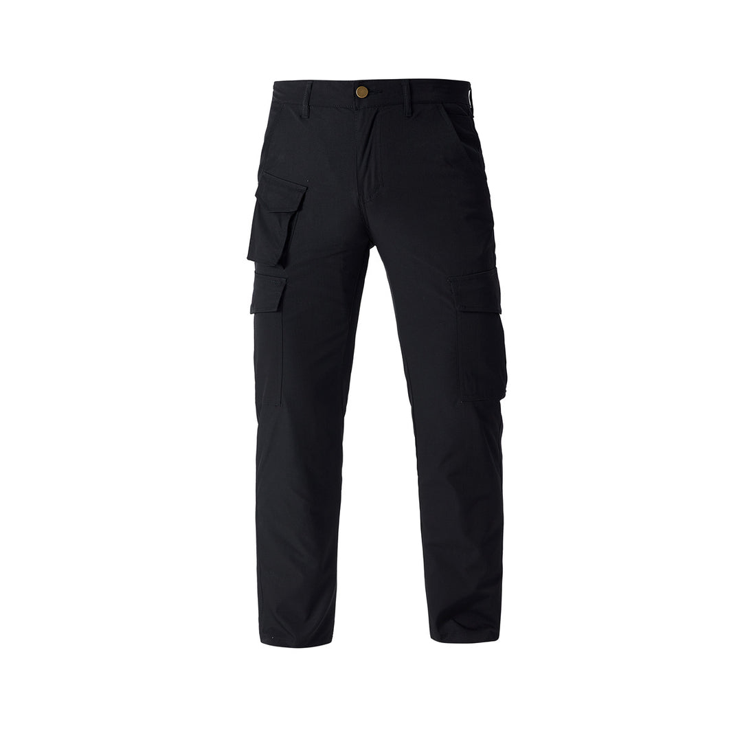 Men's Lightweight Stretch Cargo Pants with Multiple Flap Pockets & Tapered Fit Mune Fashion