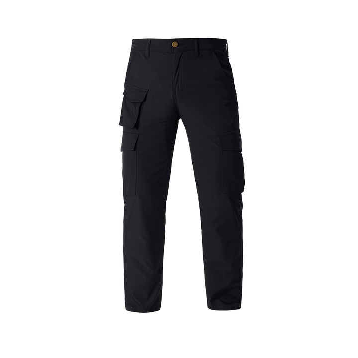 Men's Lightweight Stretch Cargo Pants with Multiple Flap Pockets & Tapered Fit Mune Fashion