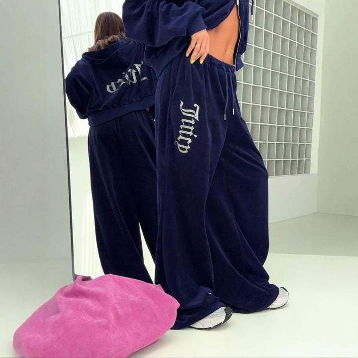 Women Sweat Blazer and Oversized Jogging Pants Mune Fashion