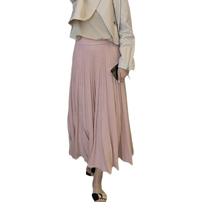 Ladies Elegant, Pleated Maxi Skirt Mune Fashion