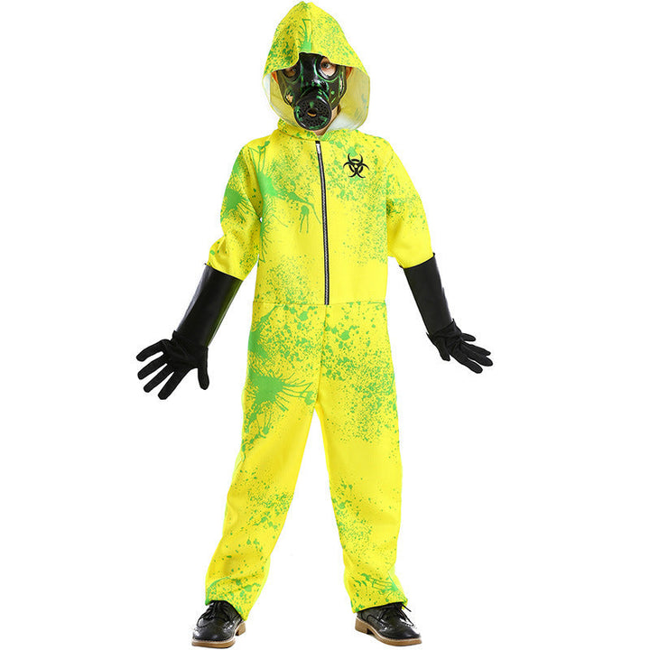 Unisex safety suit with hood and gas mask Mune Fashion