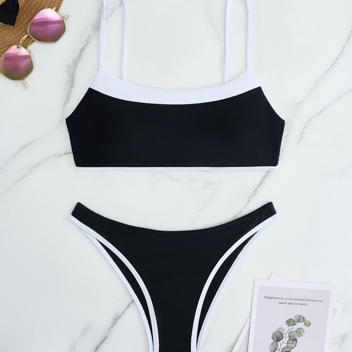 Women’s bikini set with contrasting design and adjustable straps Mune Fashion