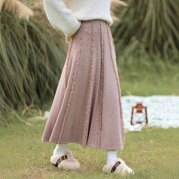 Women's Elegant and Flowing Maxi Skirt Mune Fashion
