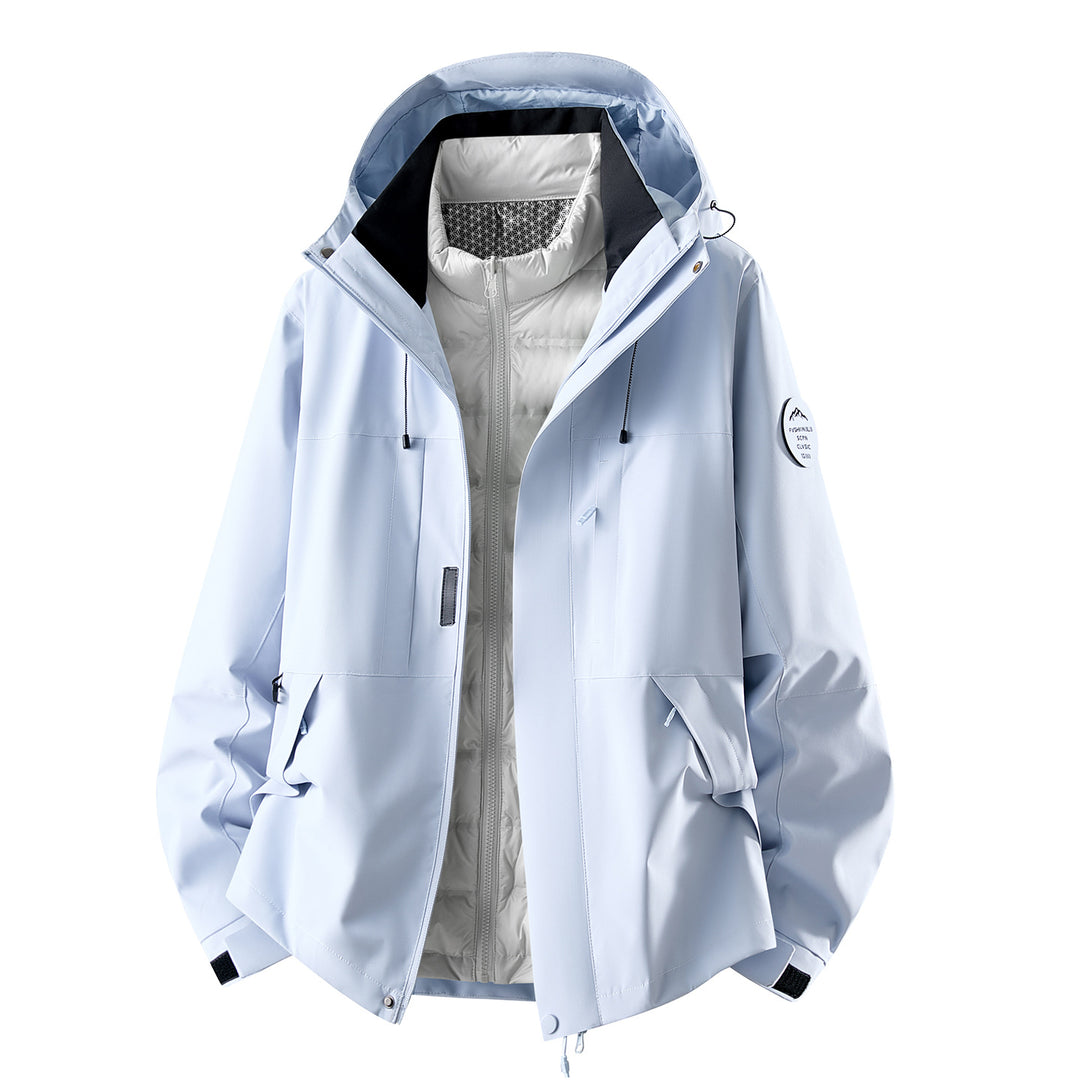 Women's Multifunctional Outdoor Jacket with Removable Quilted Inner Jacket Mune Fashion