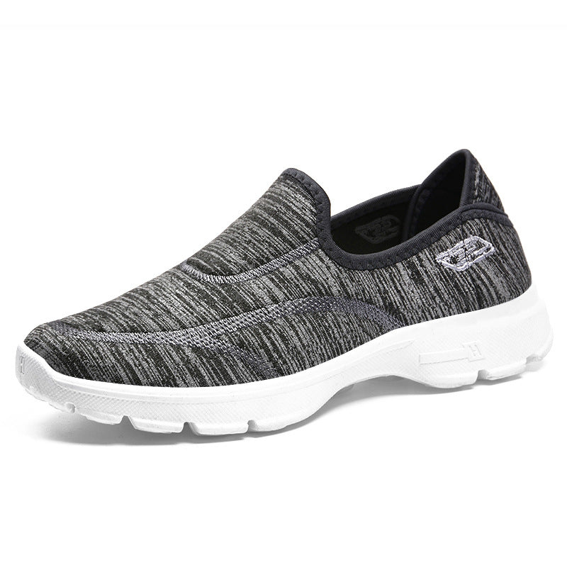 Women's lightweight slip-on knit sneakers with elastic entry, cushioned comfort midsole, and non-slip tread outsole Mune Fashion