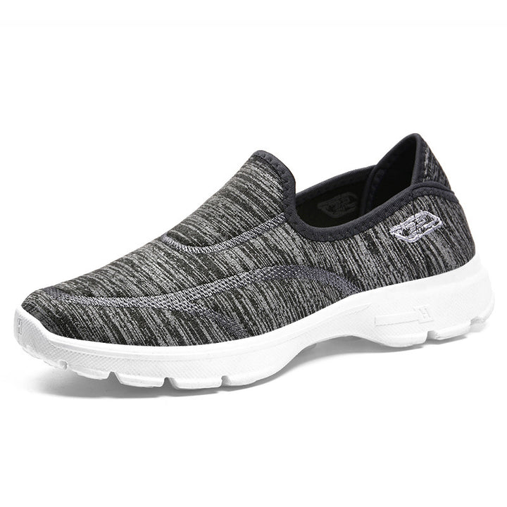 Women's lightweight slip-on knit sneakers with elastic entry, cushioned comfort midsole, and non-slip tread outsole Mune Fashion