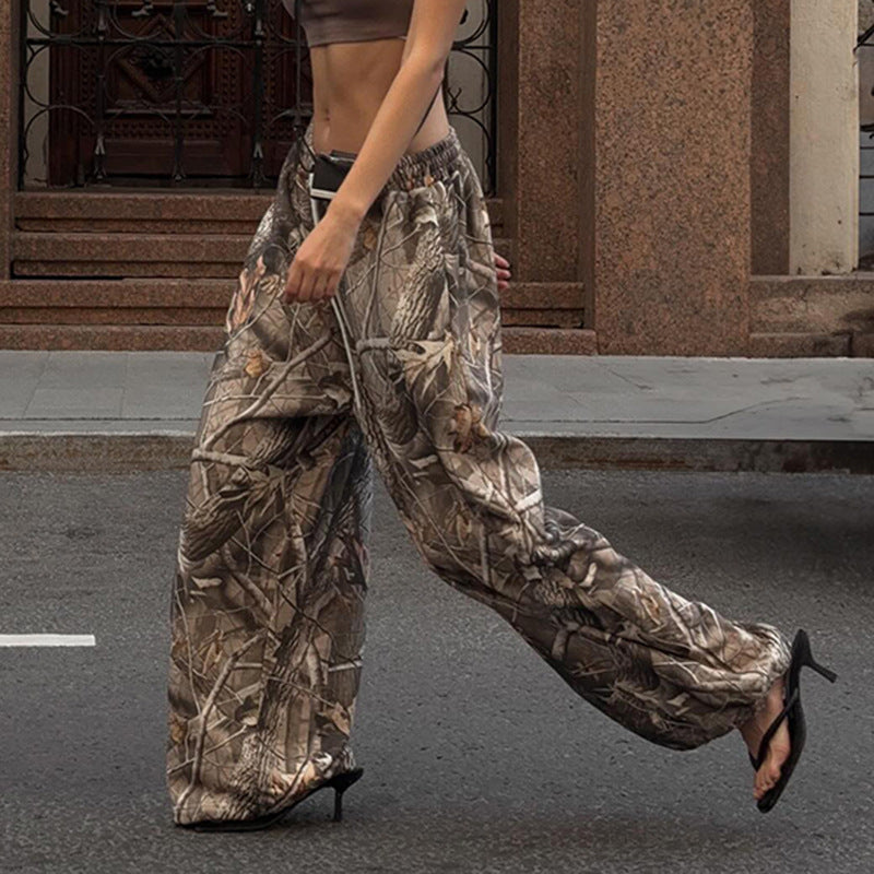 Women’s casual high-waist lounge pants with elastic drawstring,low crotch, and side pockets Mune Fashion