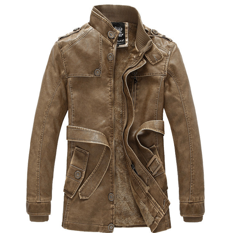 Men's utility parka with teddy lining and stand-up collar Mune Fashion