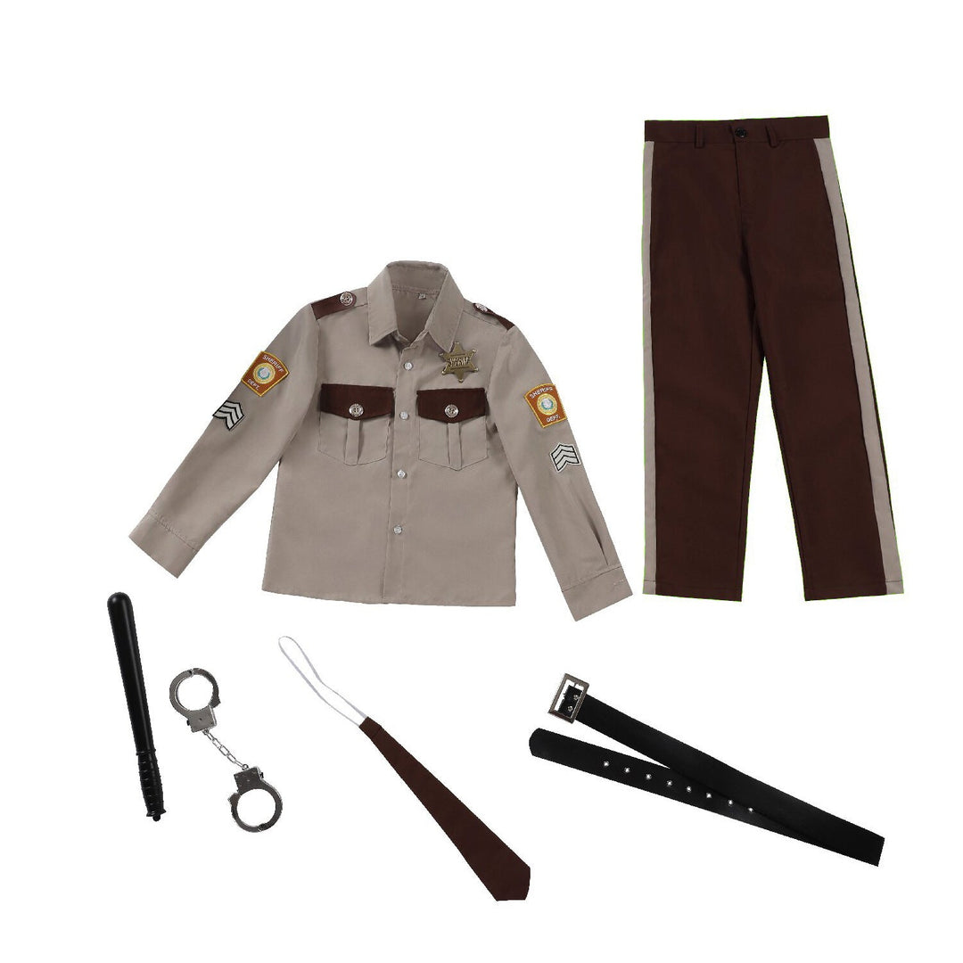 Boys Police Costume with Accessories Mune Fashion