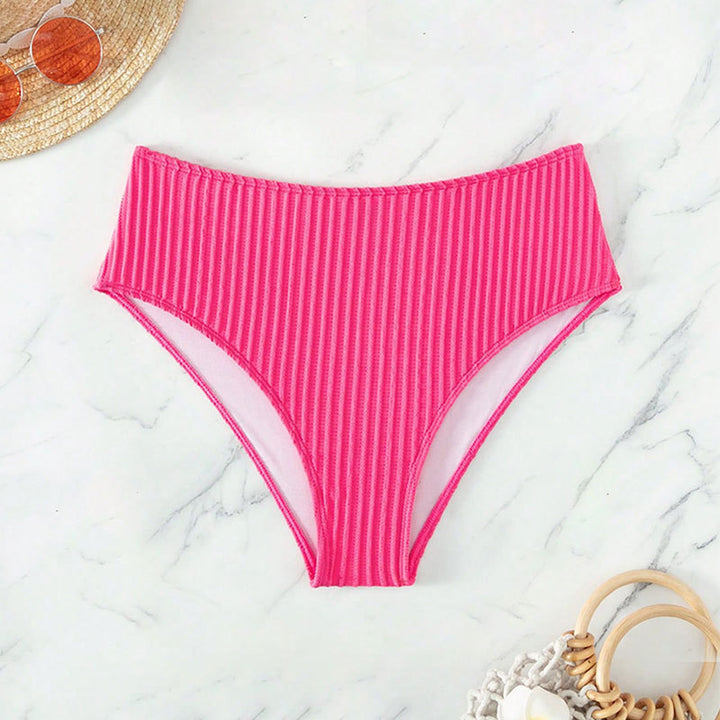 Women High-Waisted Bikini Bottom Mune Fashion