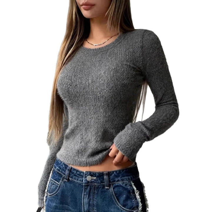 Women Soft Long Sleeve Shirt with Structure Mune Fashion