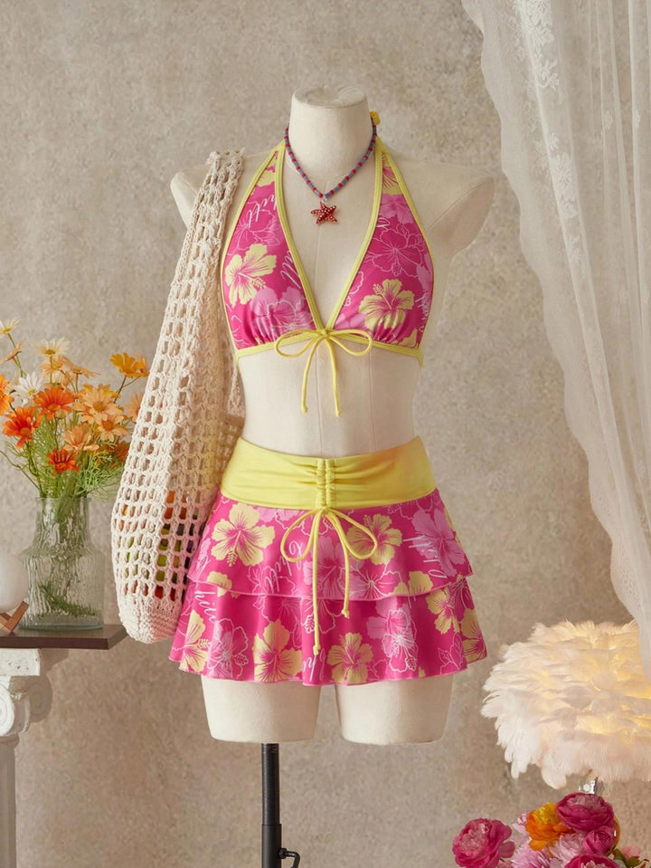 Women's Bikini Set with Skirt Mune Fashion
