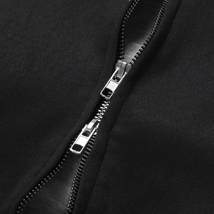 Men's Stylish Hooded Jacket with High Collar Mune Fashion