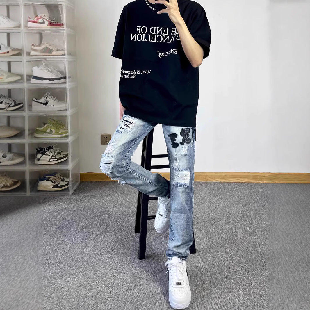 Men's Fashionable Oversized T-Shirt with Graphic Print Mune Fashion