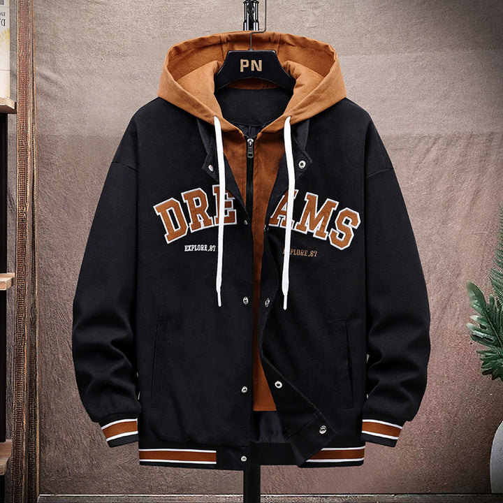 Men's Sports Jacket with Hood Mune Fashion