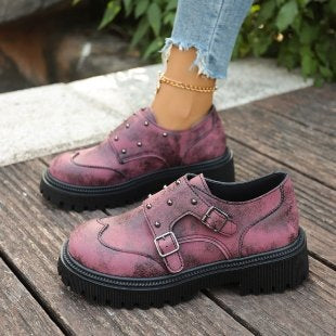 Women's Fashion Platform Lace-up Shoes Mune Fashion