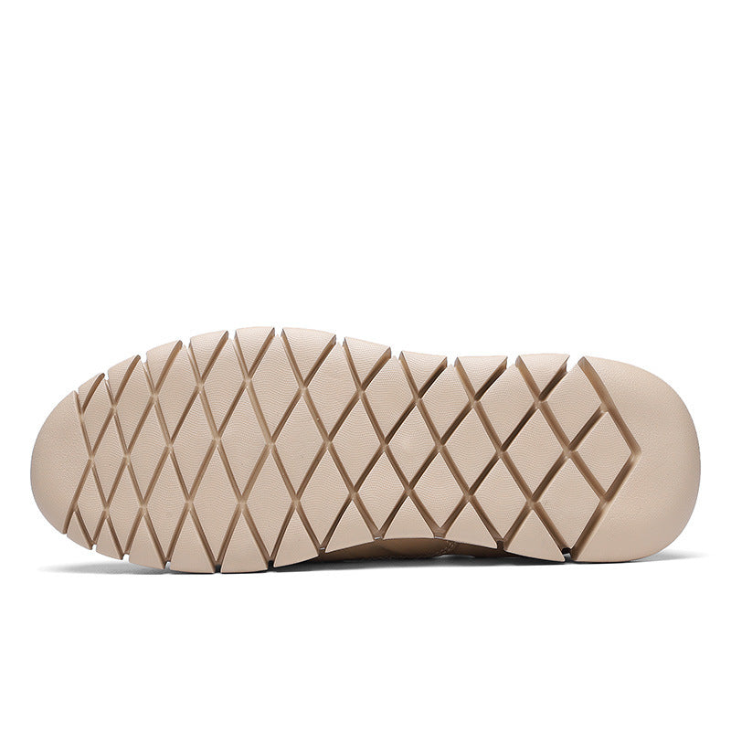 Men's loafer-style slip-on sneaker with elastic entry and segmented comfort sole Mune Fashion