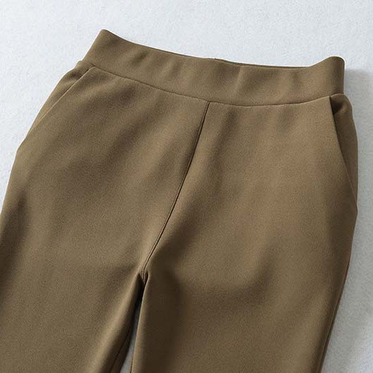 Women high-waisted stretch flared pants with wide bootcut cut Mune Fashion