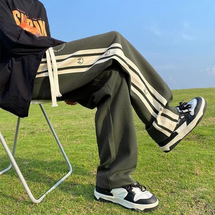 Women's Sporty Jogging Pants with Side Stripes Mune Fashion