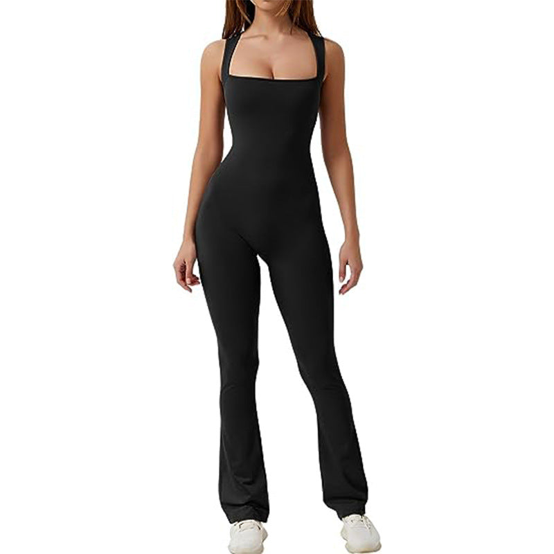 Women's fitness jumpsuit with a figure-hugging cut Mune Fashion