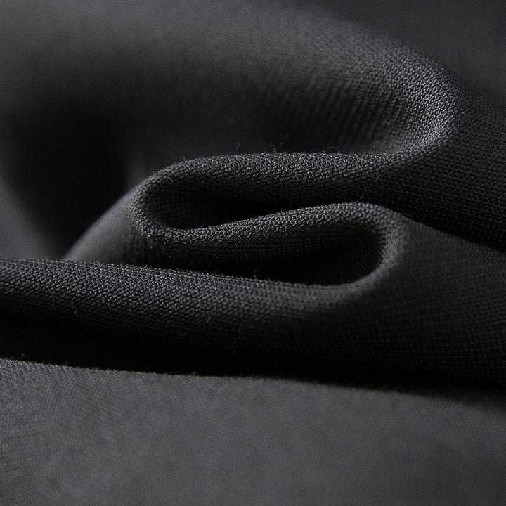Women's Oversize Satin Blouse in Shirt Cut with Classic Collar and Rounded Hem Mune Fashion