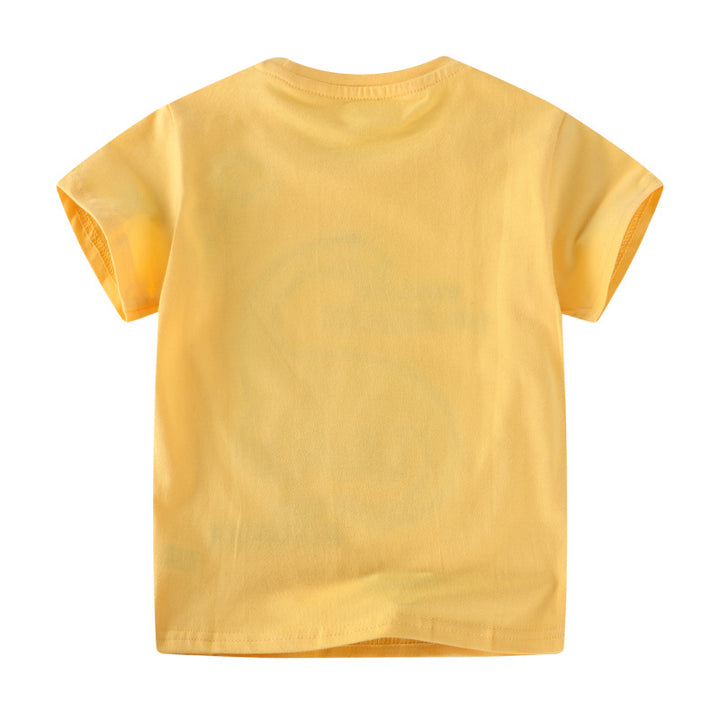 Boys T-shirt with creative dinosaur appliqués Mune Fashion