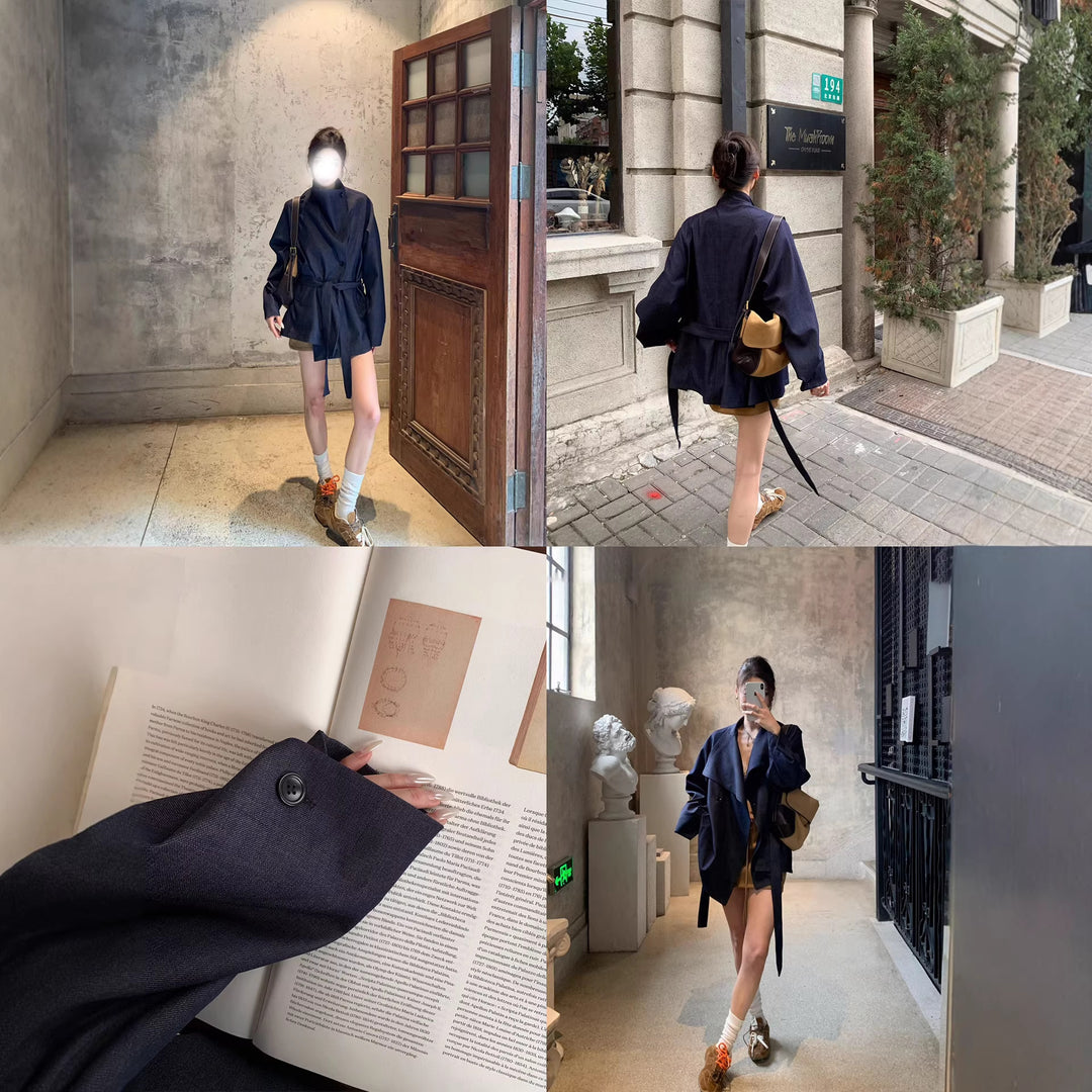 Women Fashionable Oversized Blazer Jacket Mune Fashion