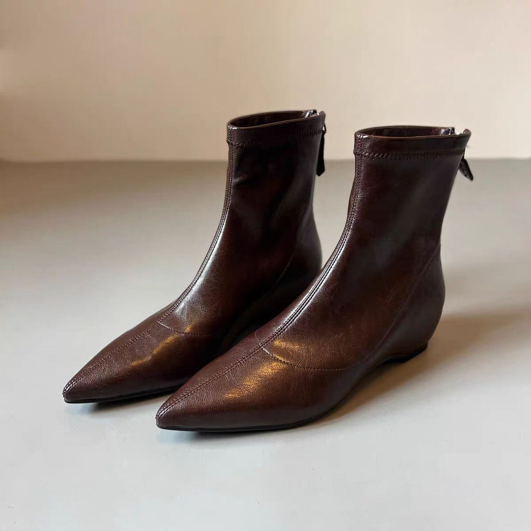 Women's Elegant Lace Ankle Boots Mune Fashion