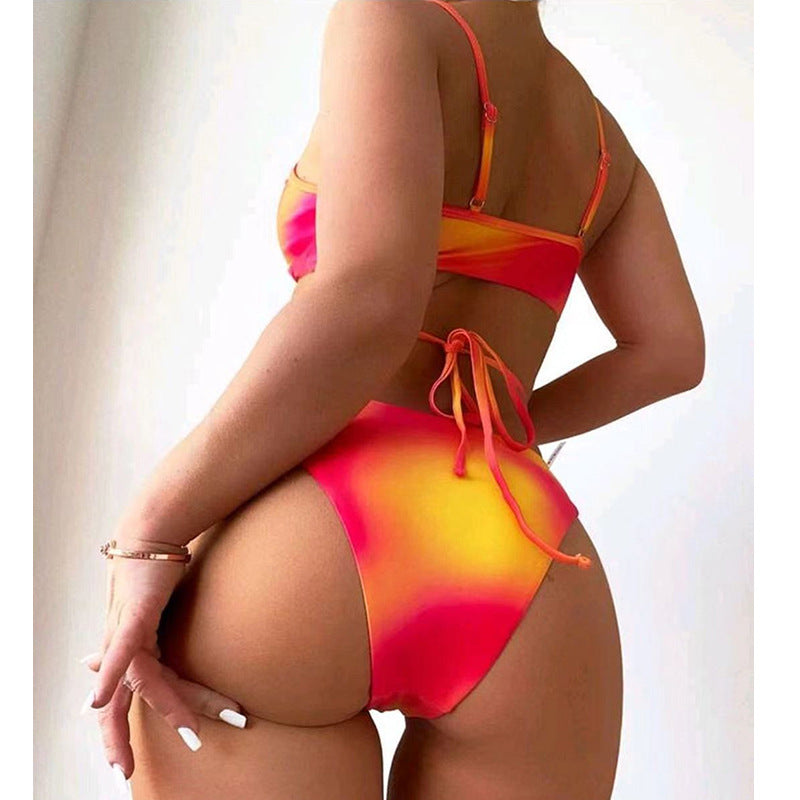 Women's bathing outfit with crossed straps Mune Fashion