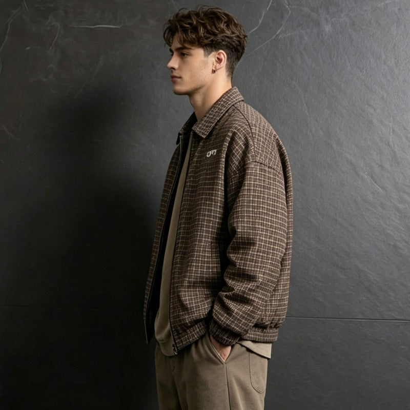 Men's Checked Utility Jacket Mune Fashion