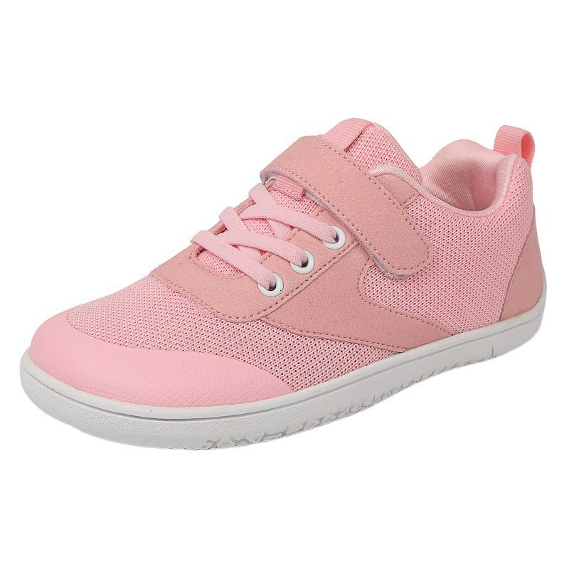 Women's nan comfort leisure sneakers with combination lacing and Velcro, breathable mesh upper and flexible lightweight sole Mune Fashion