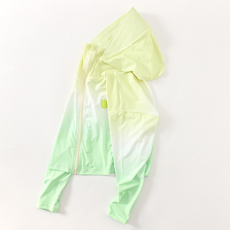 Women's lightweight UV protection hooded jacket made of functional stretch with full-length zipper and raglan sleeves Mune Fashion