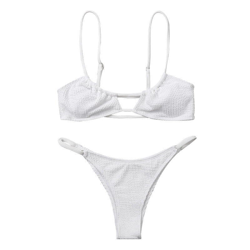 Women Triangle Bikini with innovative cut and fashionable tie band Mune Fashion