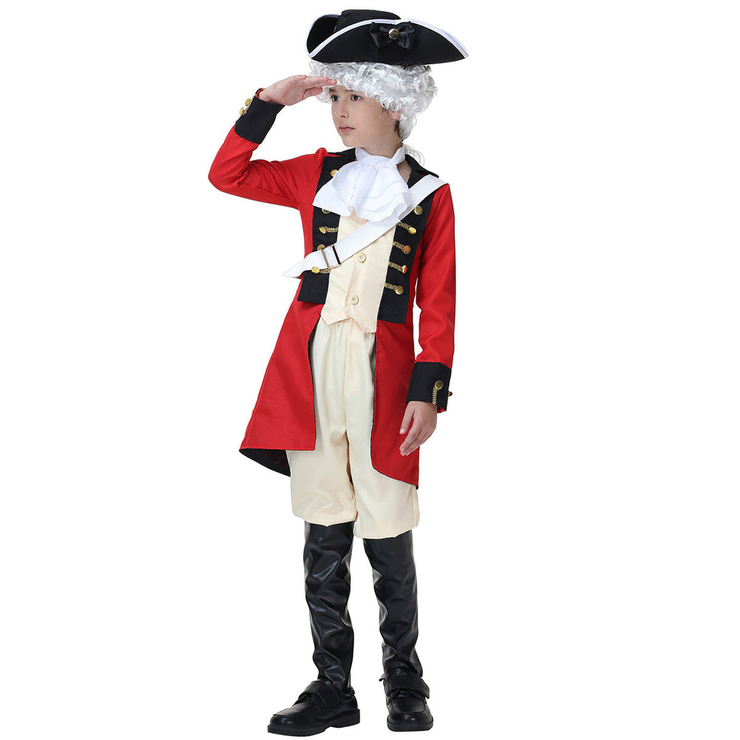 Men's Historical Soldier Costume with detailed Mune Fashion coat and accessories Mune Fashion