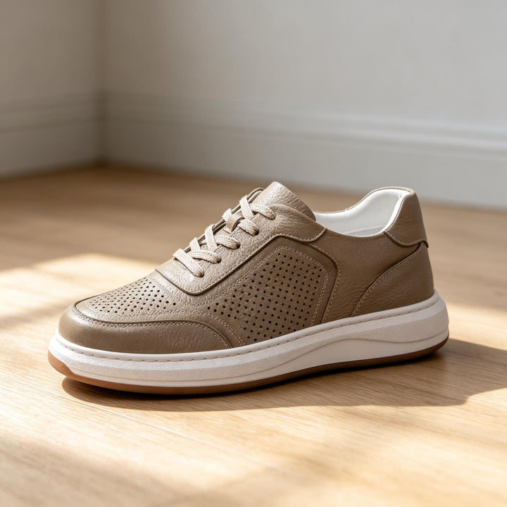 Men's Comfortable Leather Sneakers Mune Fashion