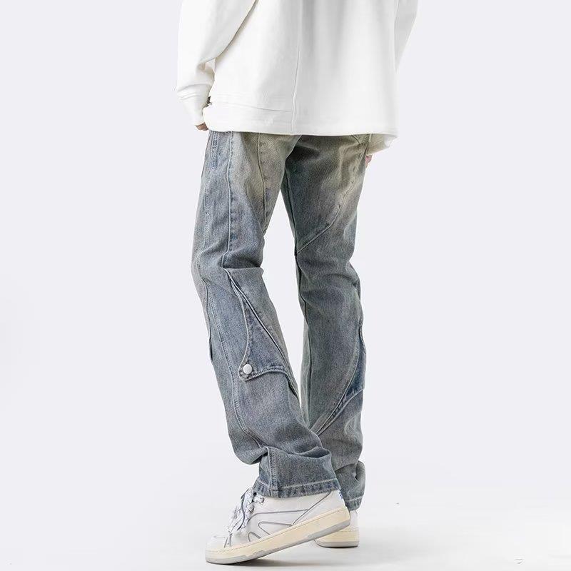 Men's Casual Denim Cargo Pants Mune Fashion