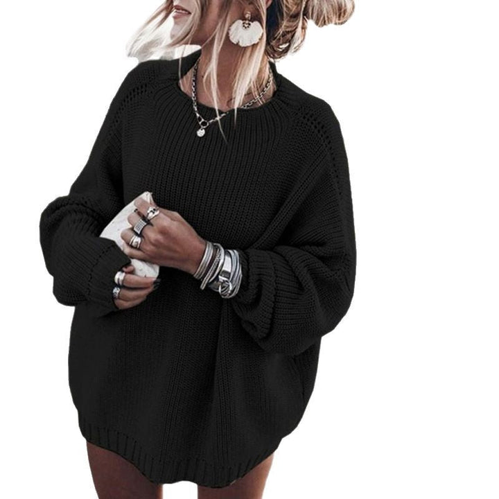 Ladies Oversized Knit Sweater Mune